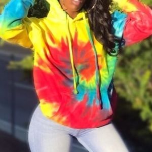 Unisex Tie Dye Hoodie